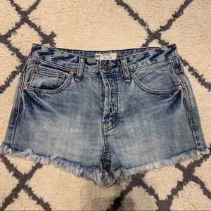 Free People Jean Shorts